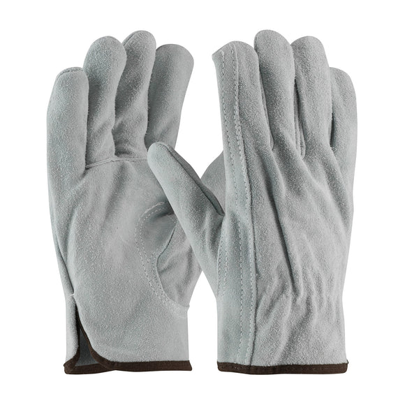 PREMIUM GRADE SPLIT COWHIDE LEATHER DRIVERS GLOVE - KEYSTONE THUMB