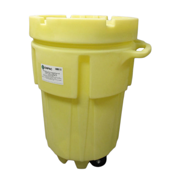 ENPAC 95 GALLON WHEELED POLY-OVERPACK SALVAGE DRUM