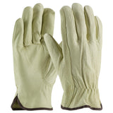 INDUSTRY GRADE TOP GRAIN PIGSKIN LEATHER DRIVERS GLOVE - KEYSTONE THUMB