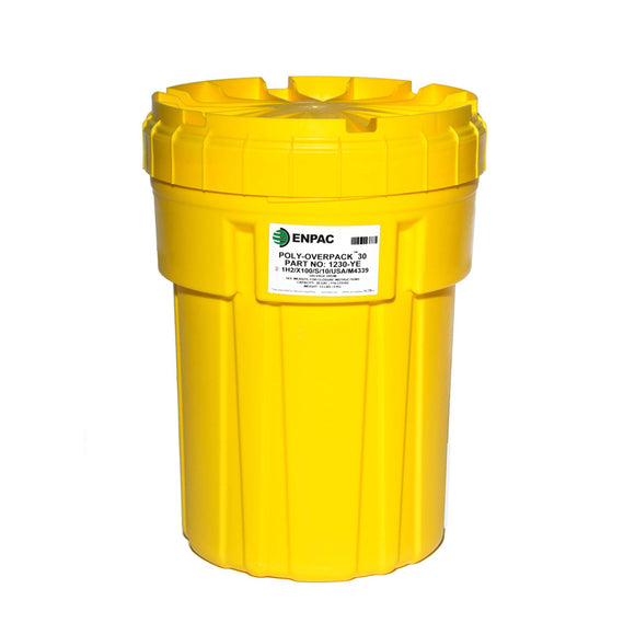 ENPAC 30 GALLON POLY-OVERPACK SALVAGE DRUM