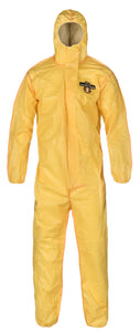 CHEMMAX 1 SERGED SEAM  COVERALL WITH HOOD, ELASTIC WRISTS & ANKLES (CASE 25)