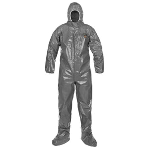 CHEMMAX 3 TAPED SEAM  COVERALL WITH HOOD & BOOT, ELASTIC WRISTS (CASE 6)