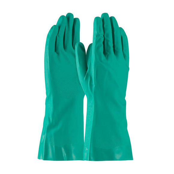 ASSURANCE® UNSUPPORTED NITRILE, FLOCK LINED WITH RAISED DIAMOND GRIP - 15 MIL