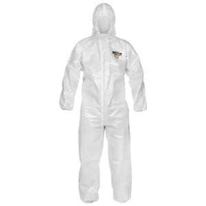CHEMMAX 2 TAPED SEAM  COVERALL WITH HOOD, ELASTIC WRISTS & ANKLES (CASE 6)