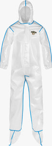 CHEMMAX 2 BOUND SEAM COVERALL WITH HOOD & BOOT, ELASTIC WRISTS (CASE 12)