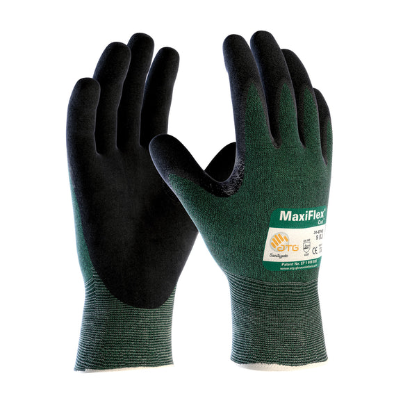 MAXIFLEX® CUT™ SEAMLESS KNIT GLOVE PREMIUM NITRILE COATED MICROFOAM GRIP ON PALM & FINGERS