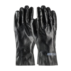 PROCOAT® PREMIUM PVC DIPPED GLOVE WITH INTERLOCK LINER AND ROUGH FINISH - 12" LENGTH