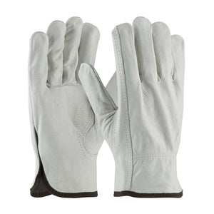 REGULAR GRADE TOP GRAIN COWHIDE LEATHER DRIVERS GLOVE - KEYSTONE THUMB